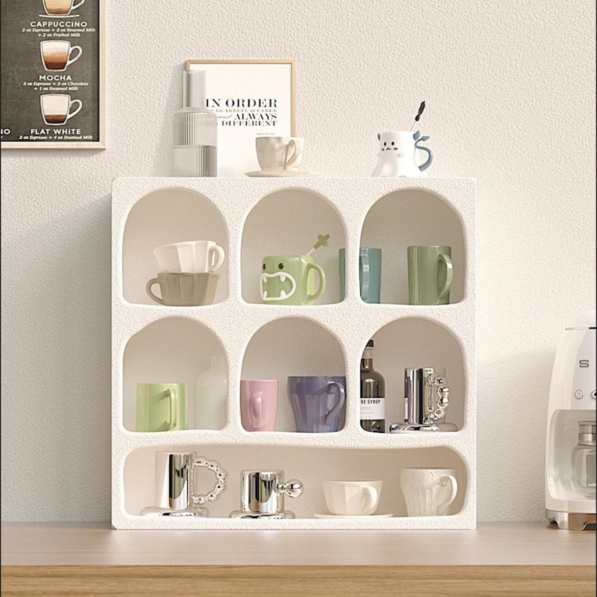 Arched Mug Display Shelf