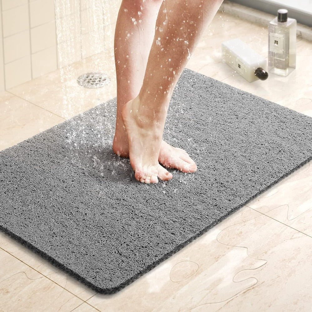 Loofah-Style Non-Slip Shower Mat