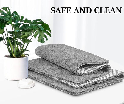 Loofah-Style Non-Slip Shower Mat