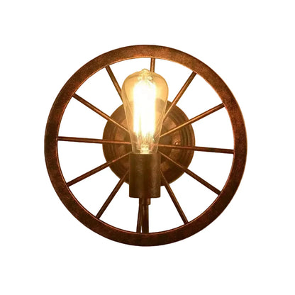 Radial Wheel Wall Light