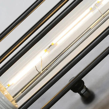 Vintage Tube Cage Wall Sconce