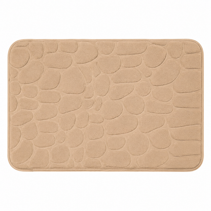 Pebble Embossed Memory Foam Bath Mat